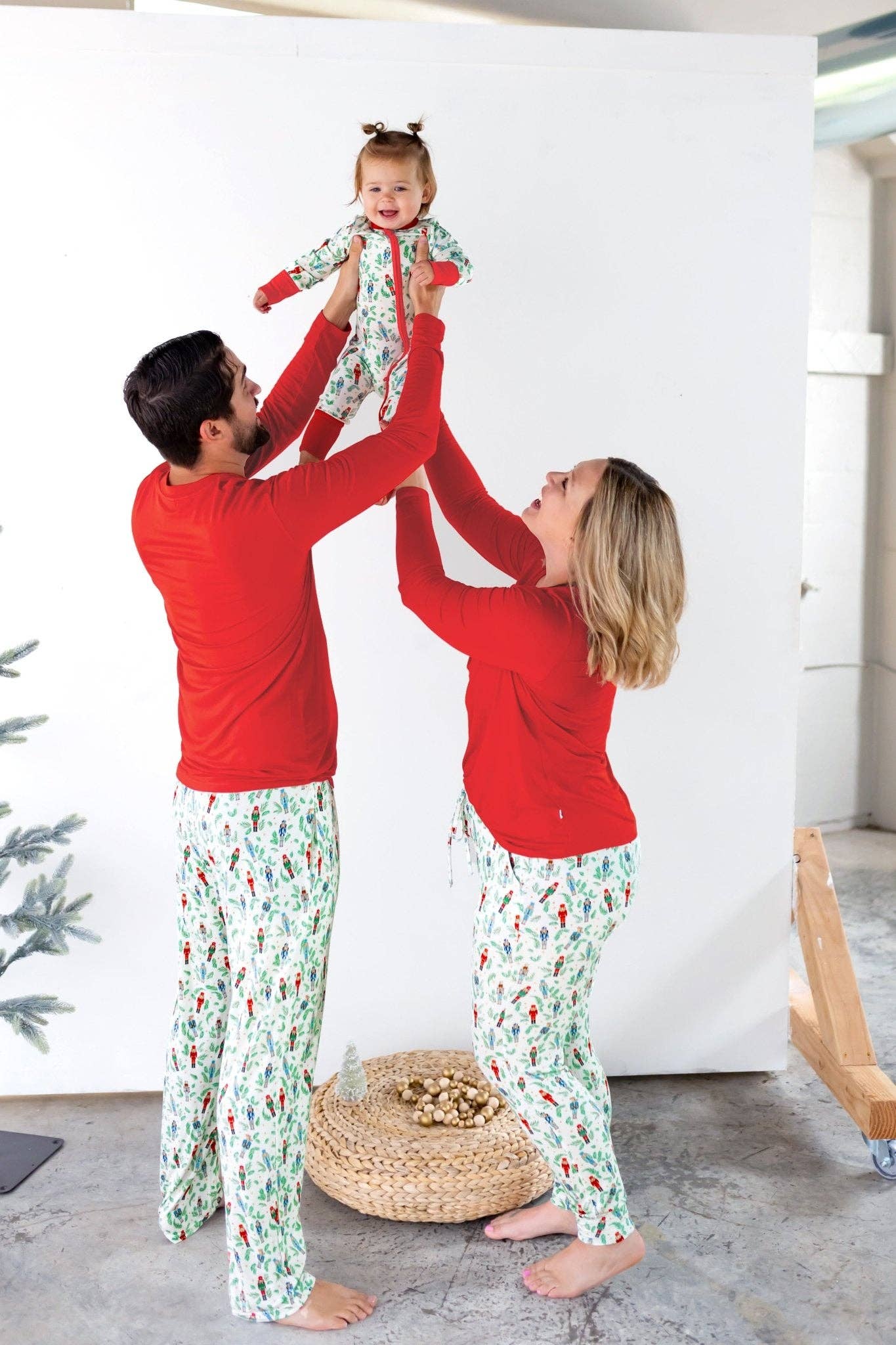 Nutcrackers Midnight March Women's Long Sleeve Pajama Jogger Set