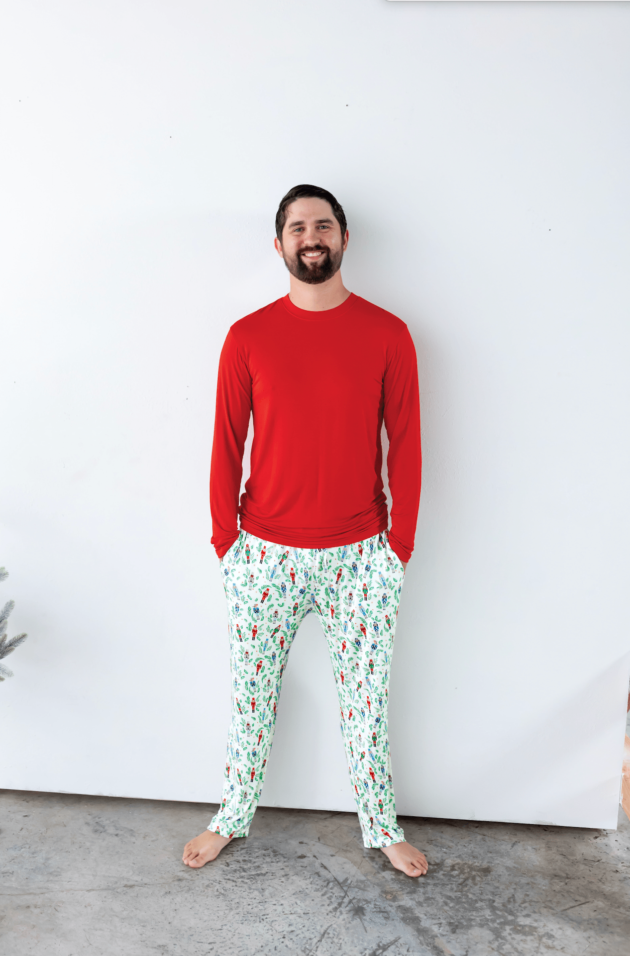 Nutcrackers Midnight March Men's Long Sleeve Pajama Set