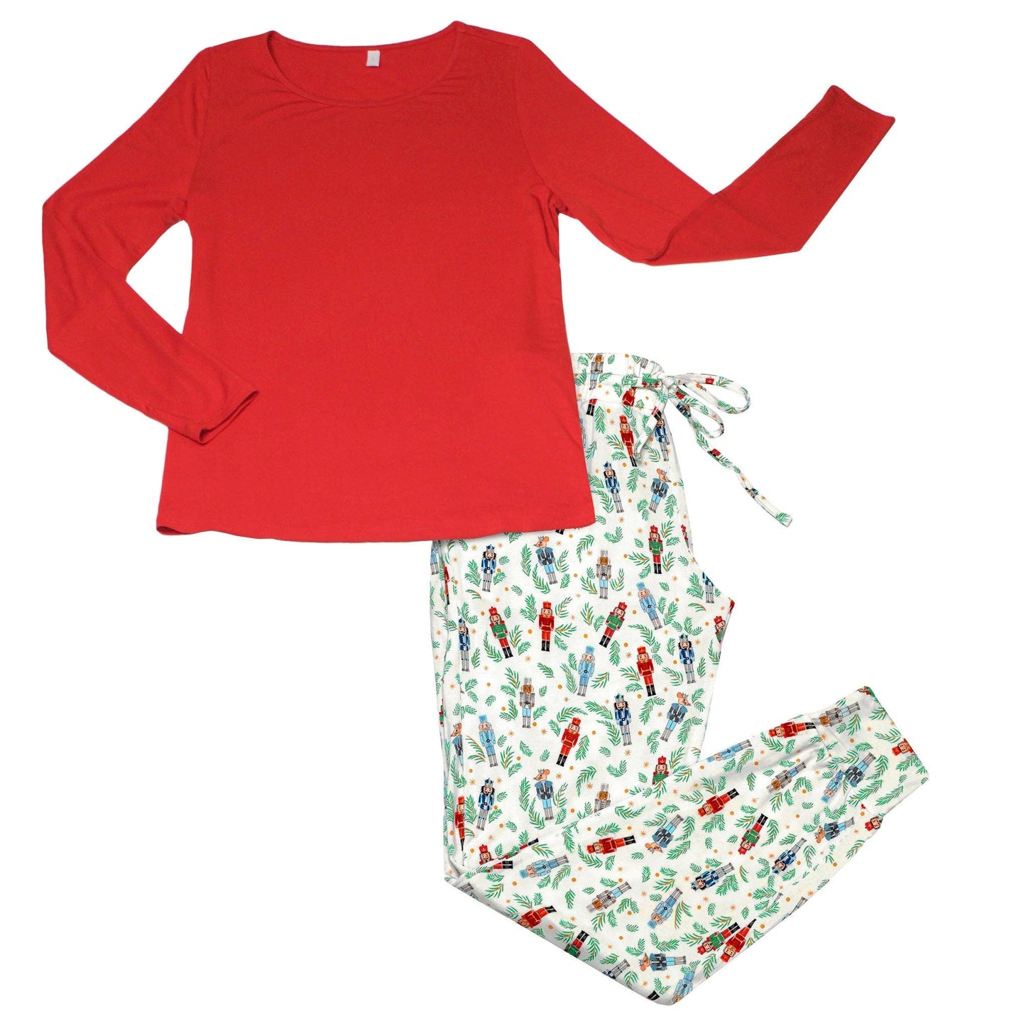 Nutcrackers Midnight March Women's Long Sleeve Pajama Jogger Set