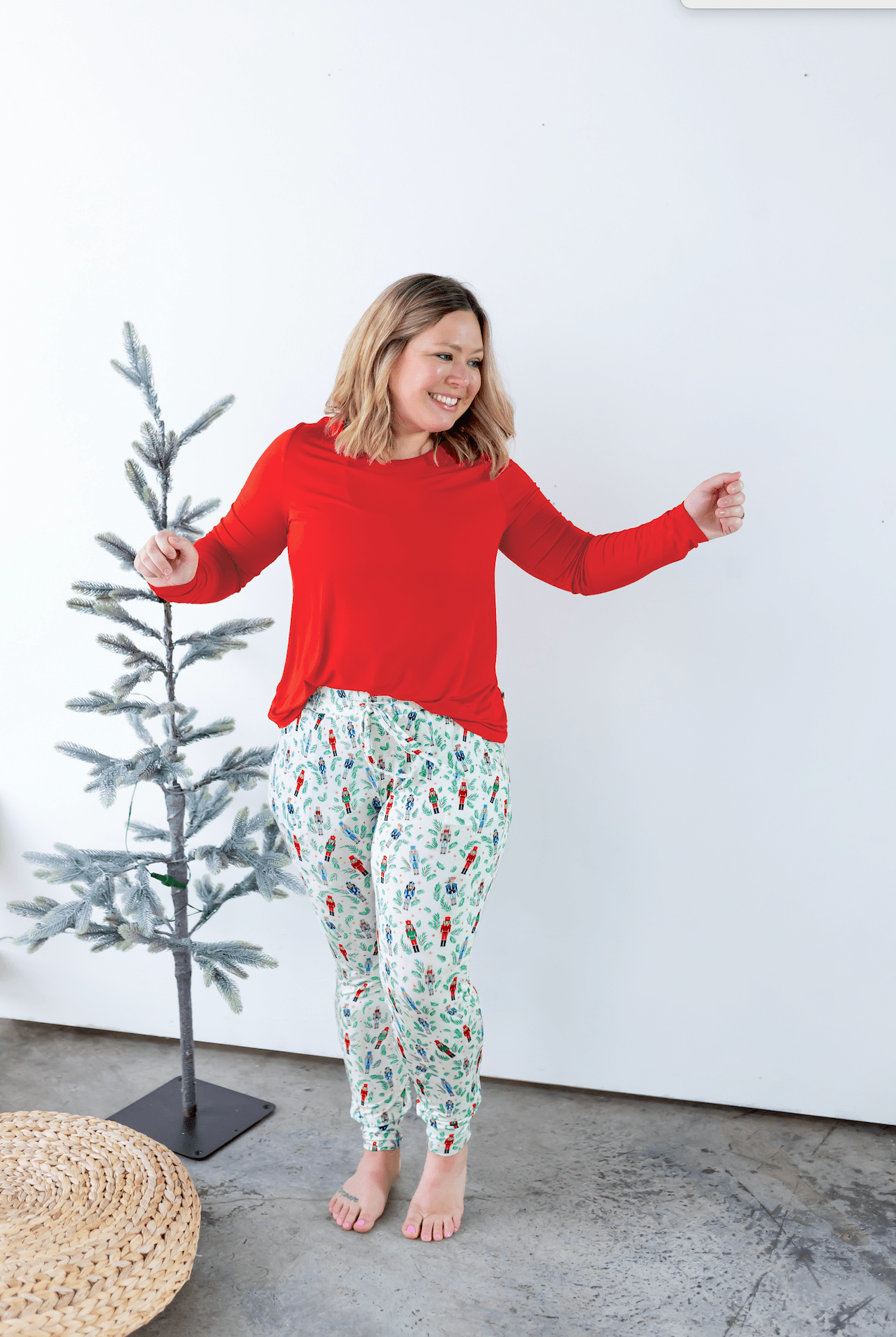 Nutcrackers Midnight March Women's Long Sleeve Pajama Jogger Set
