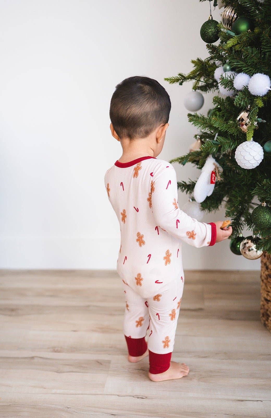 Zipper Romper - Gingerbread