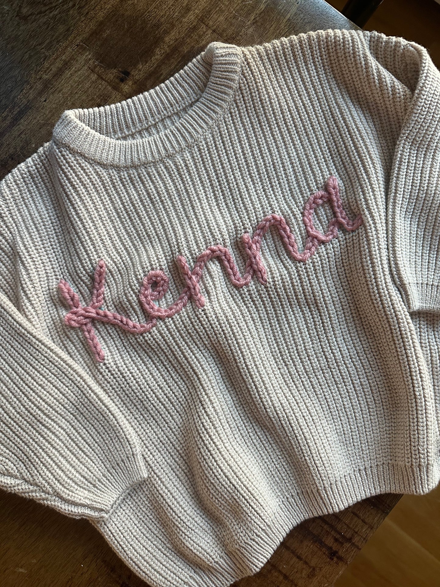 Custom Knit Embroidered Sweaters