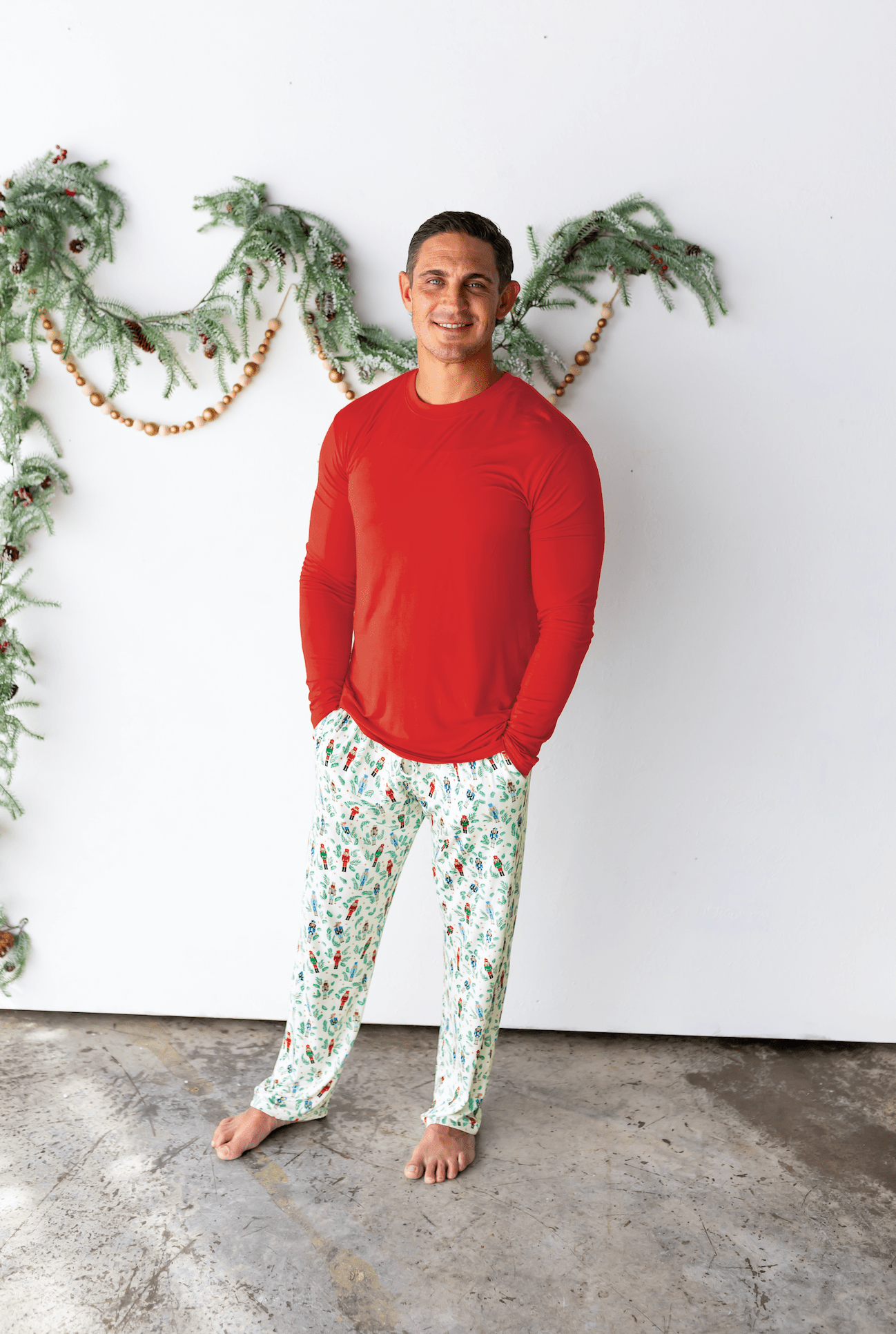 Nutcrackers Midnight March Men's Long Sleeve Pajama Set