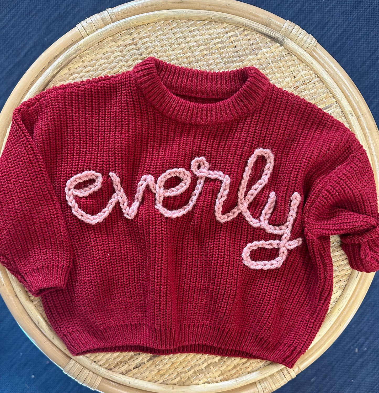 Custom Knit Embroidered Sweaters
