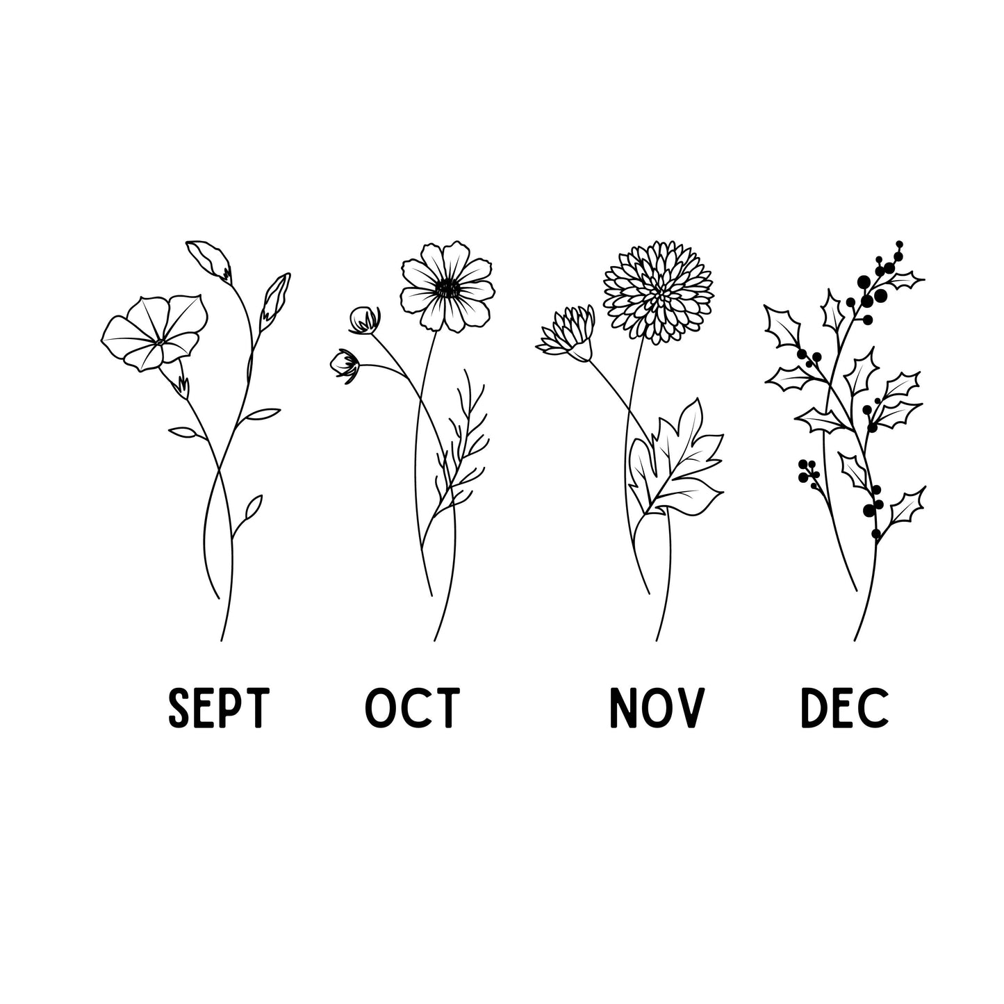 Birth Flower Collection xGRACE In All Things Motherhood