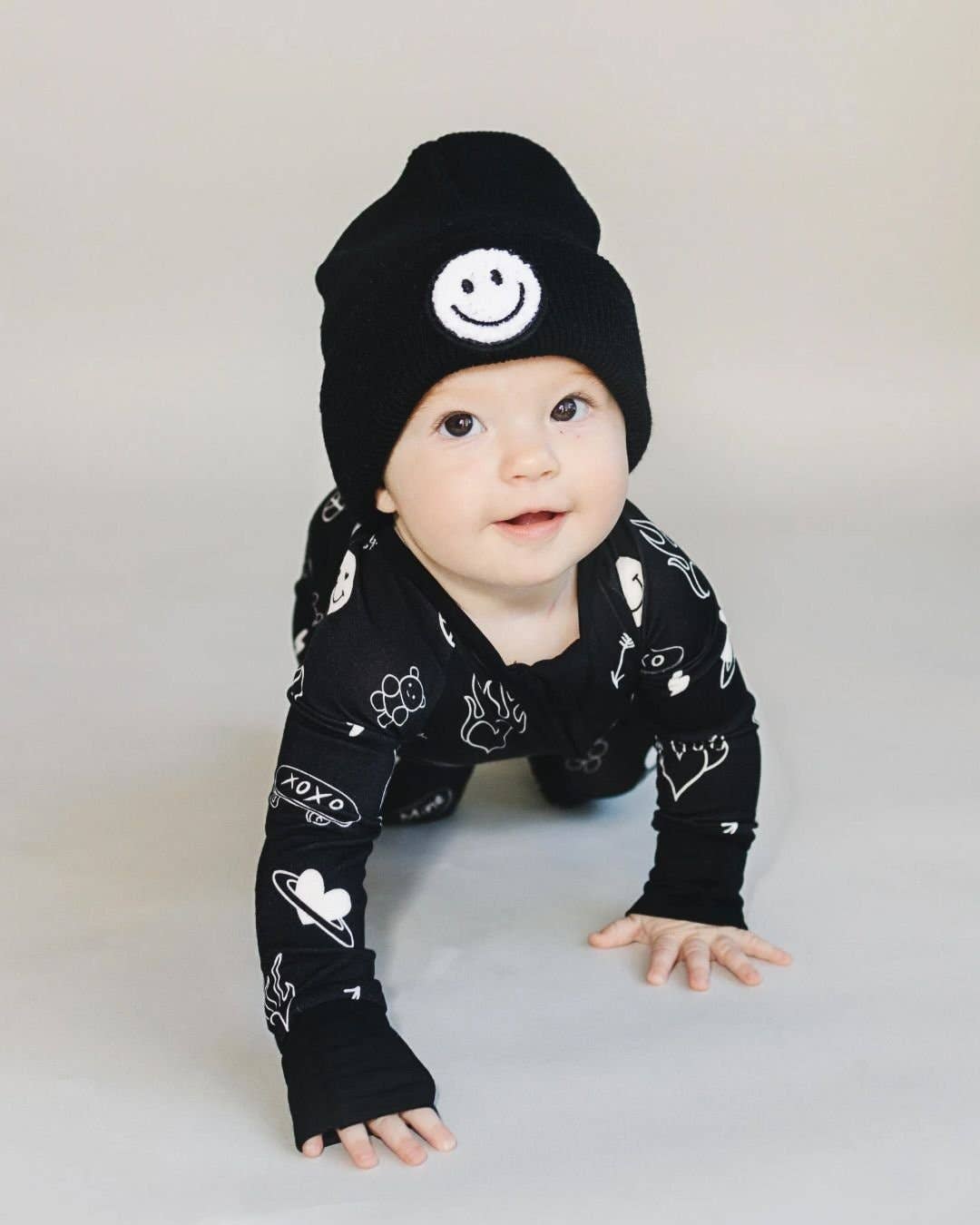 Be Mine | Bamboo Zip Romper