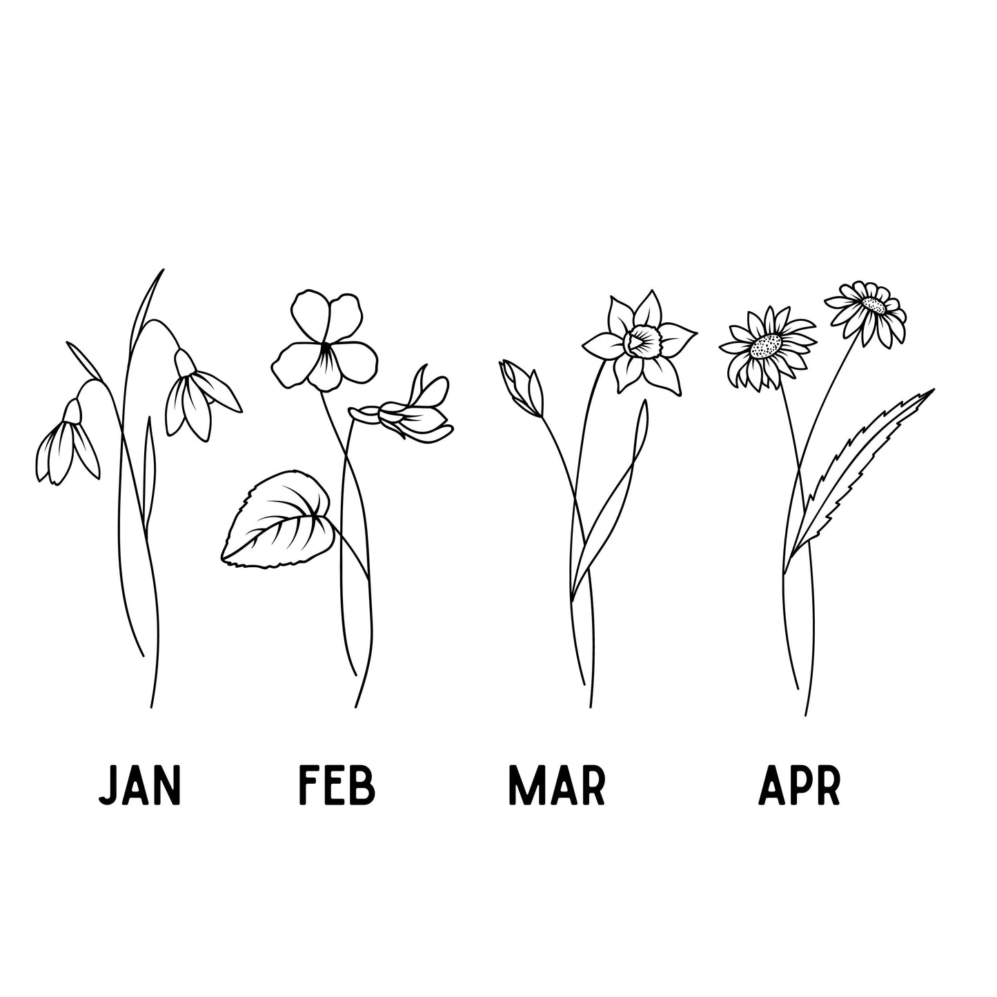 Birth Flower Collection xGRACE In All Things Motherhood