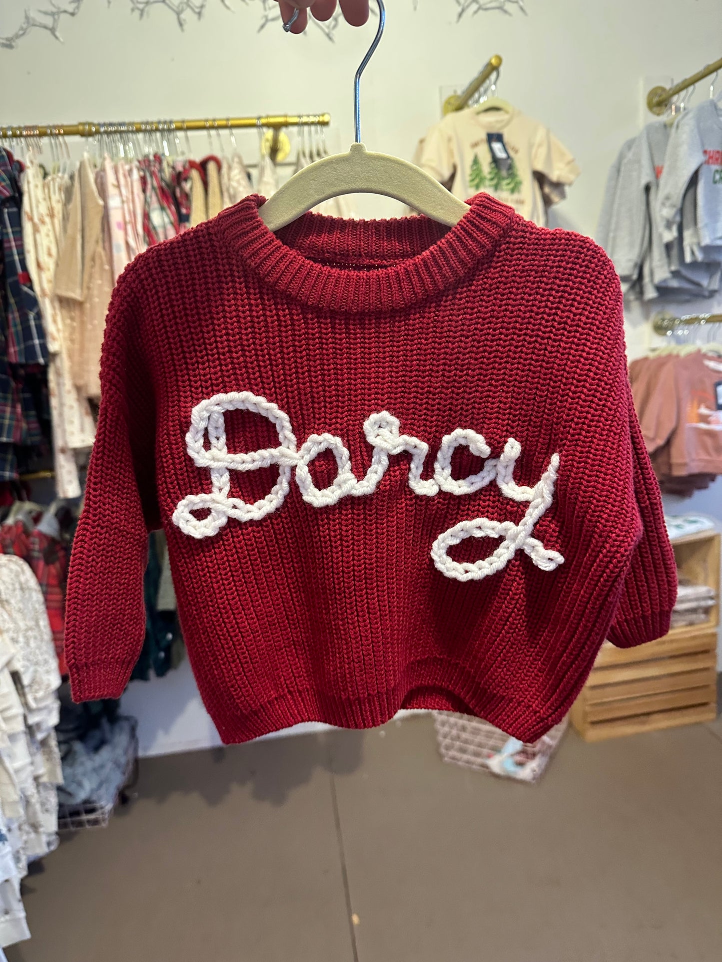 Custom Knit Embroidered Sweaters