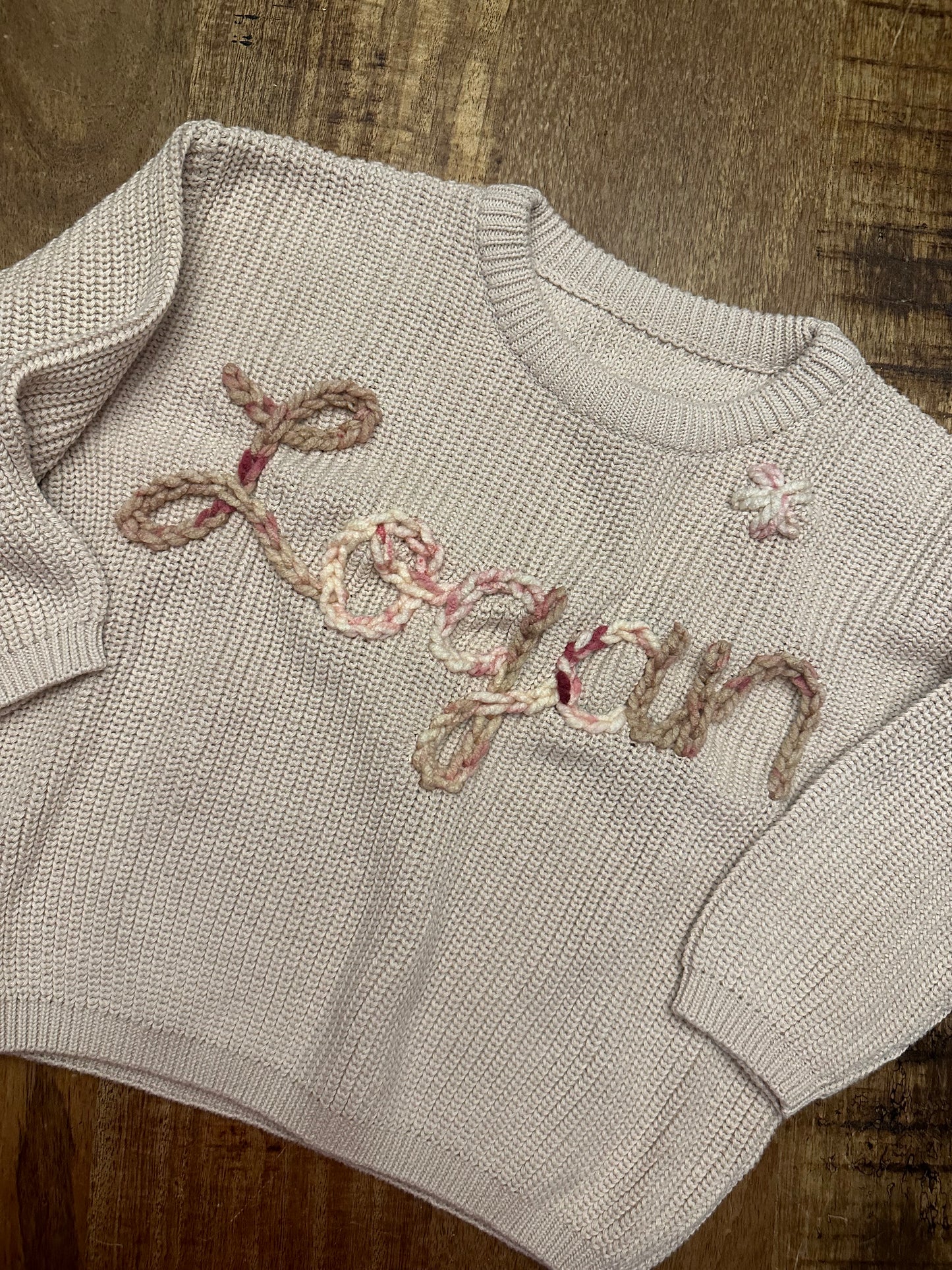 Custom Knit Embroidered Sweaters