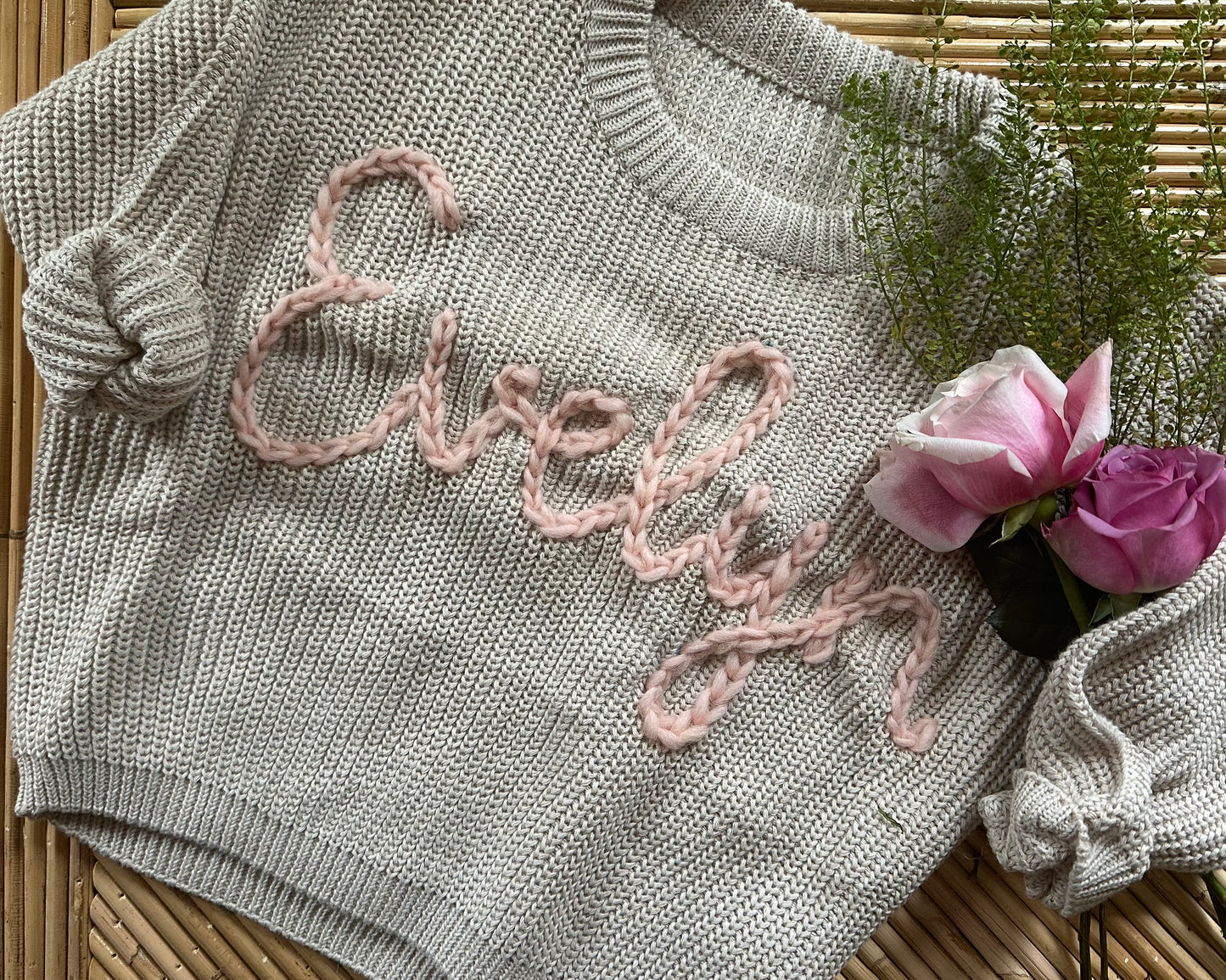 Custom Knit Embroidered Sweaters
