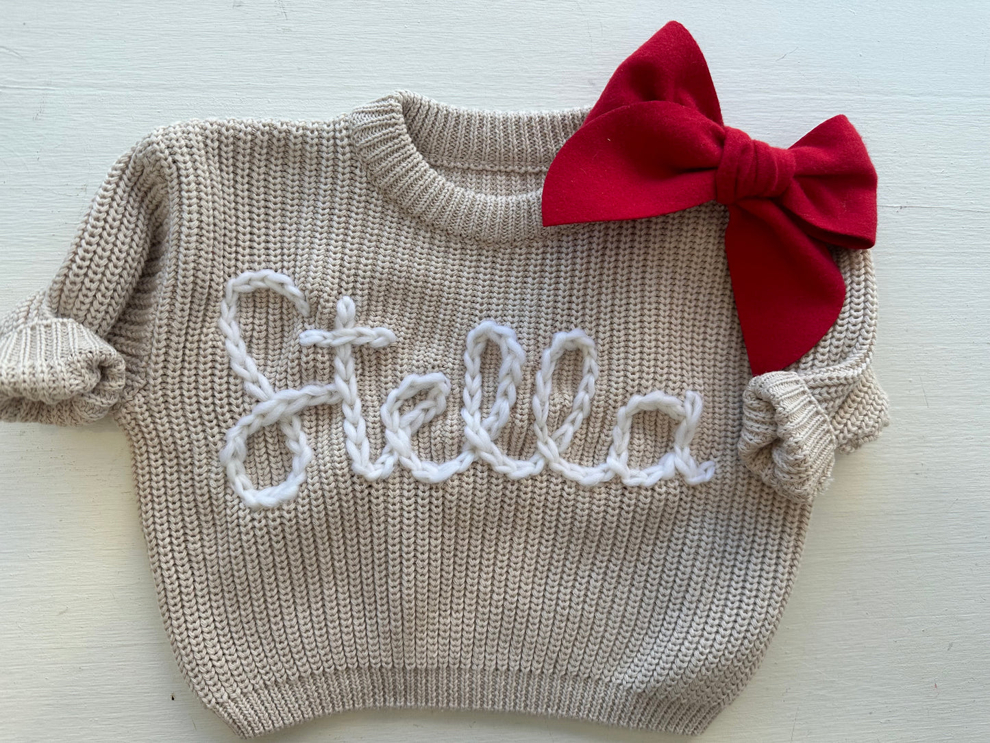 Custom Knit Embroidered Sweaters