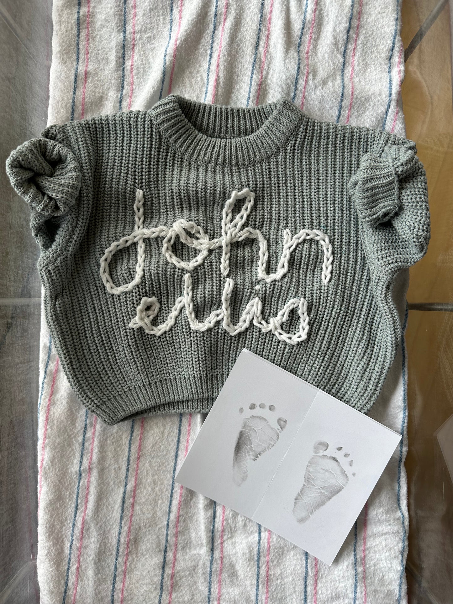 Custom Knit Embroidered Sweaters