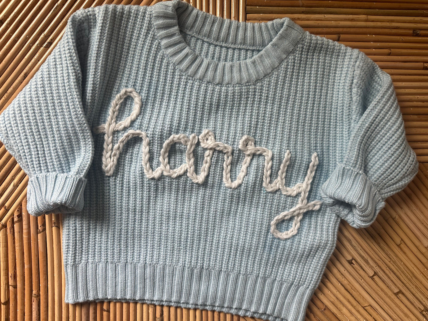 Custom Knit Embroidered Sweaters