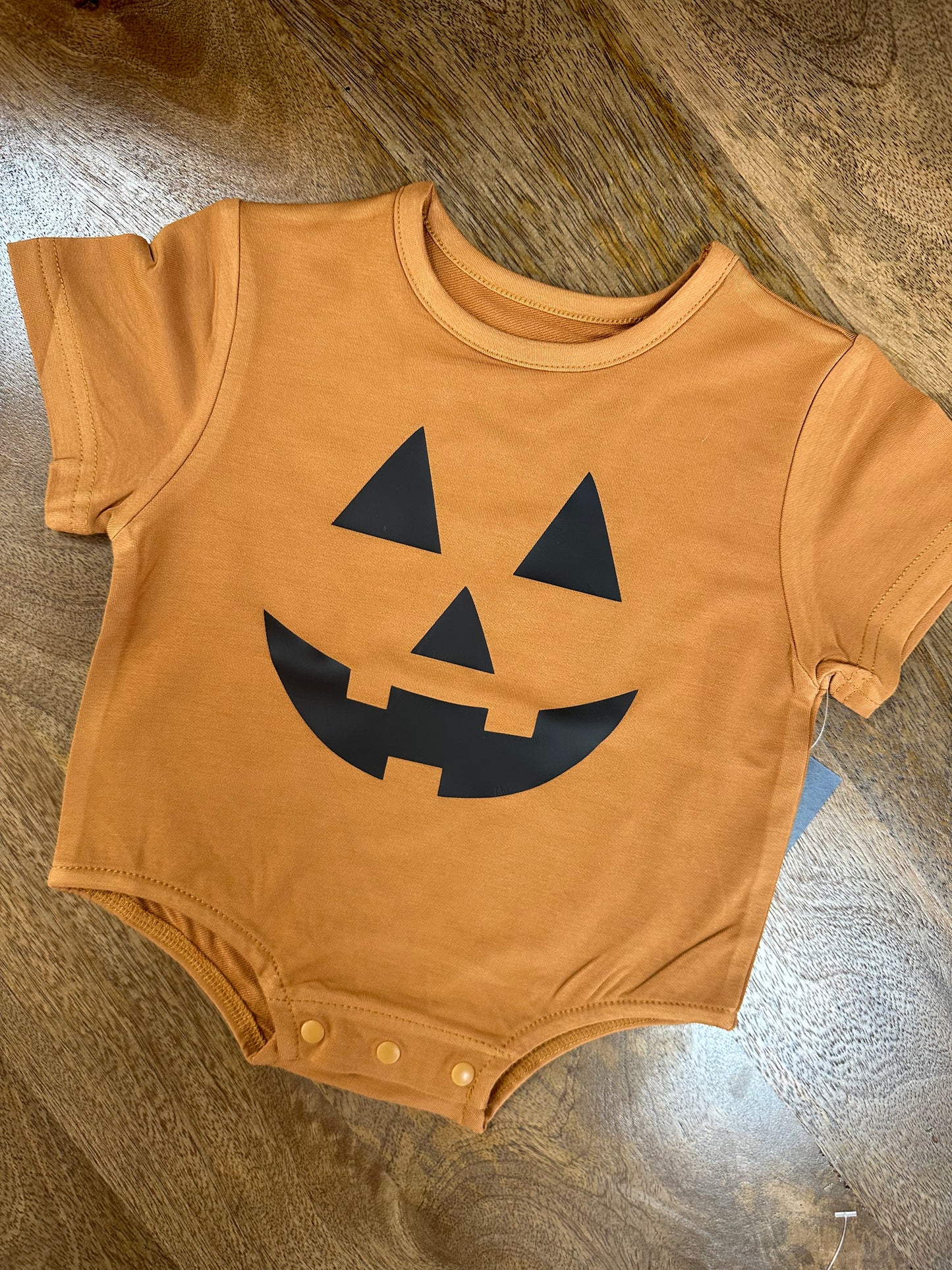 Jack-o-lantern Baby Romper
