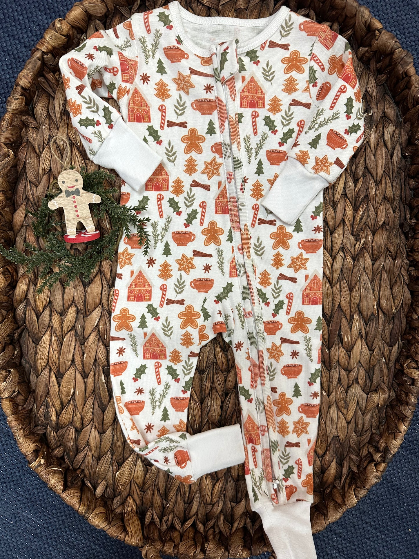 Sugar & Spice Zip Romper
