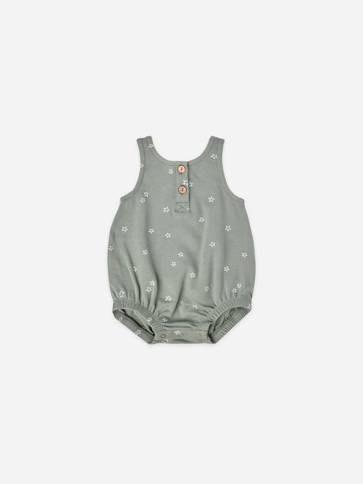 Sleeveless Bubble Romper | Stars