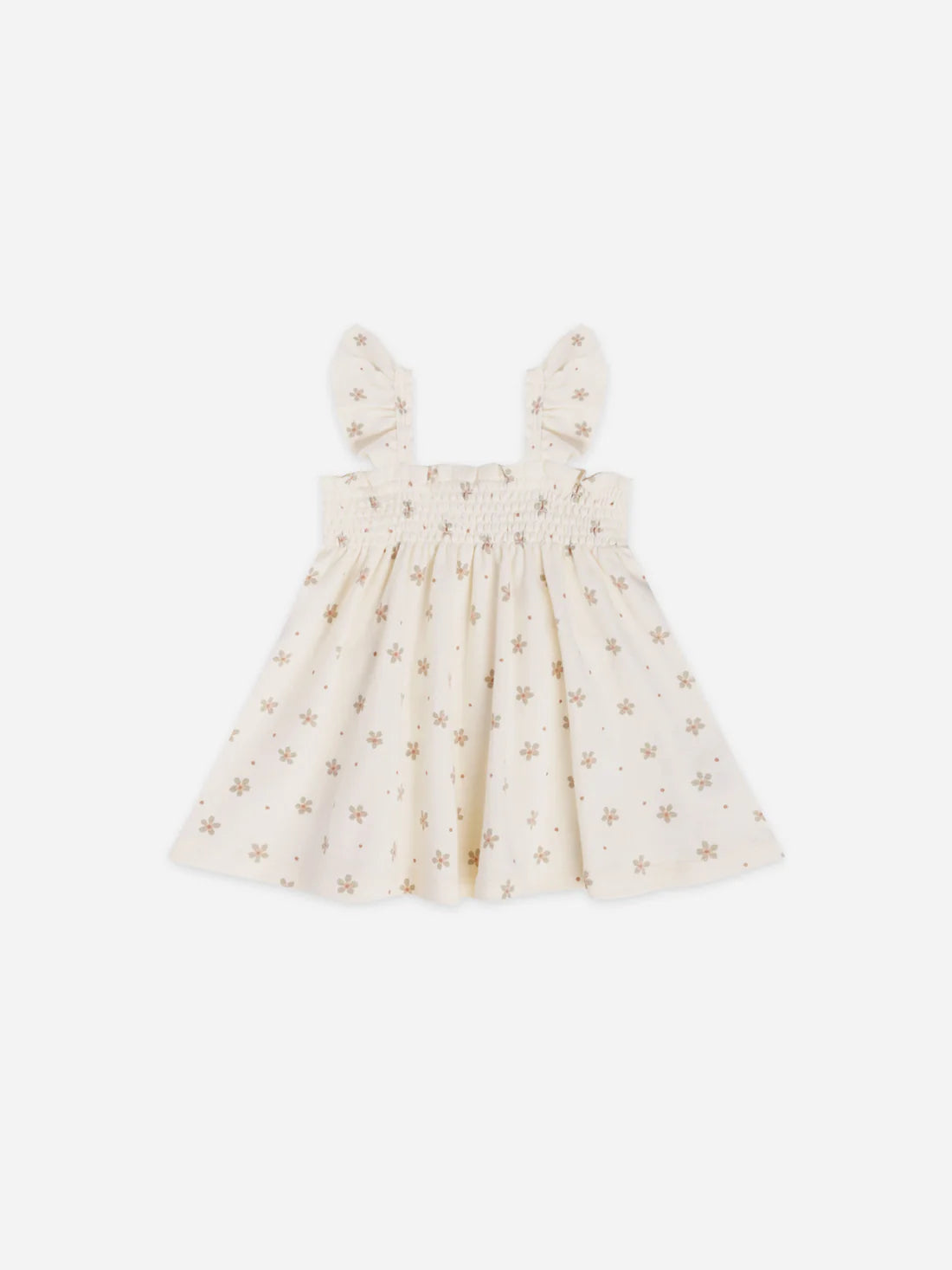 Smocked Jersey Dress Dotty Floral