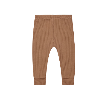 ribbed legging - cinnamon