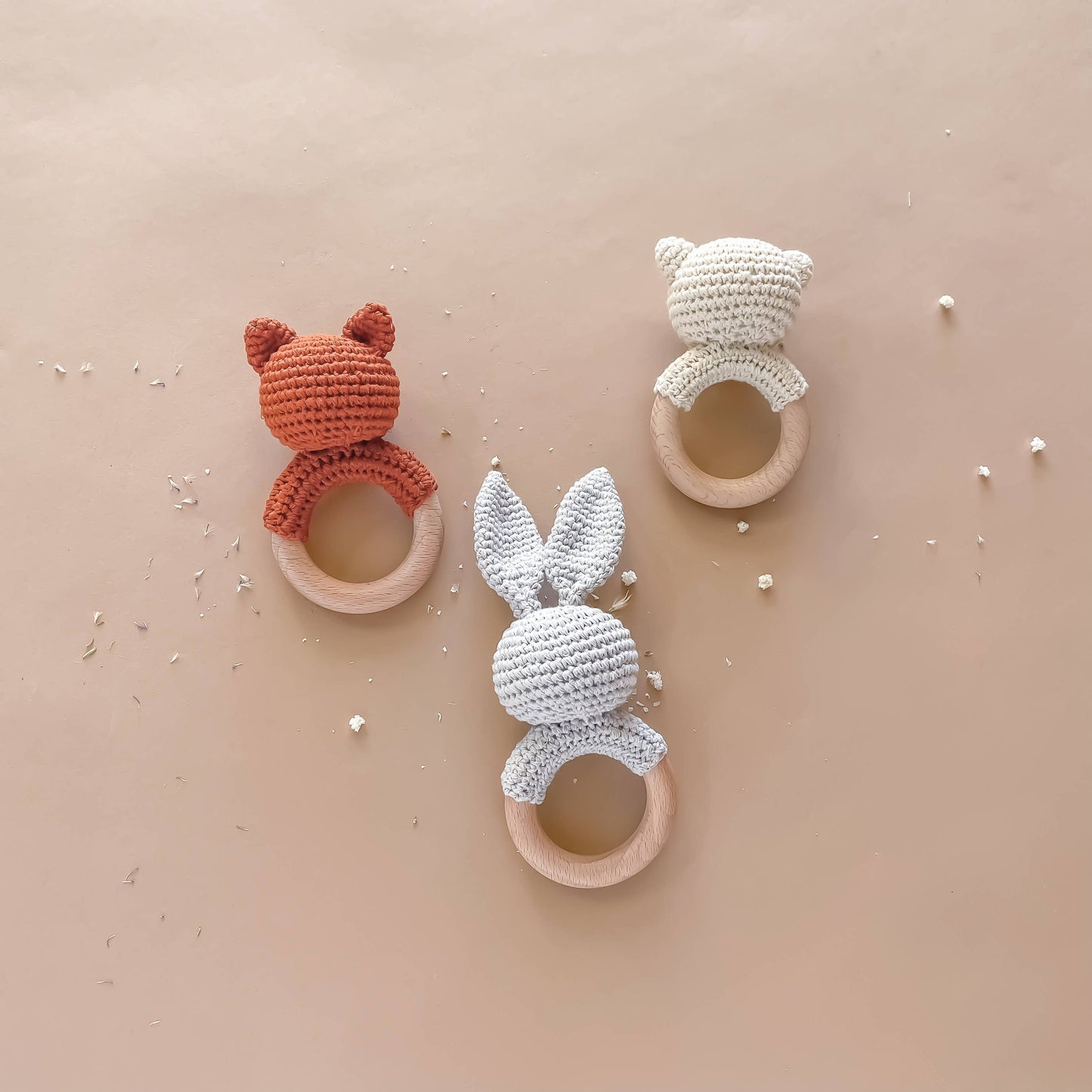 Cotton Crochet Rattle Teether| Baby Toys
