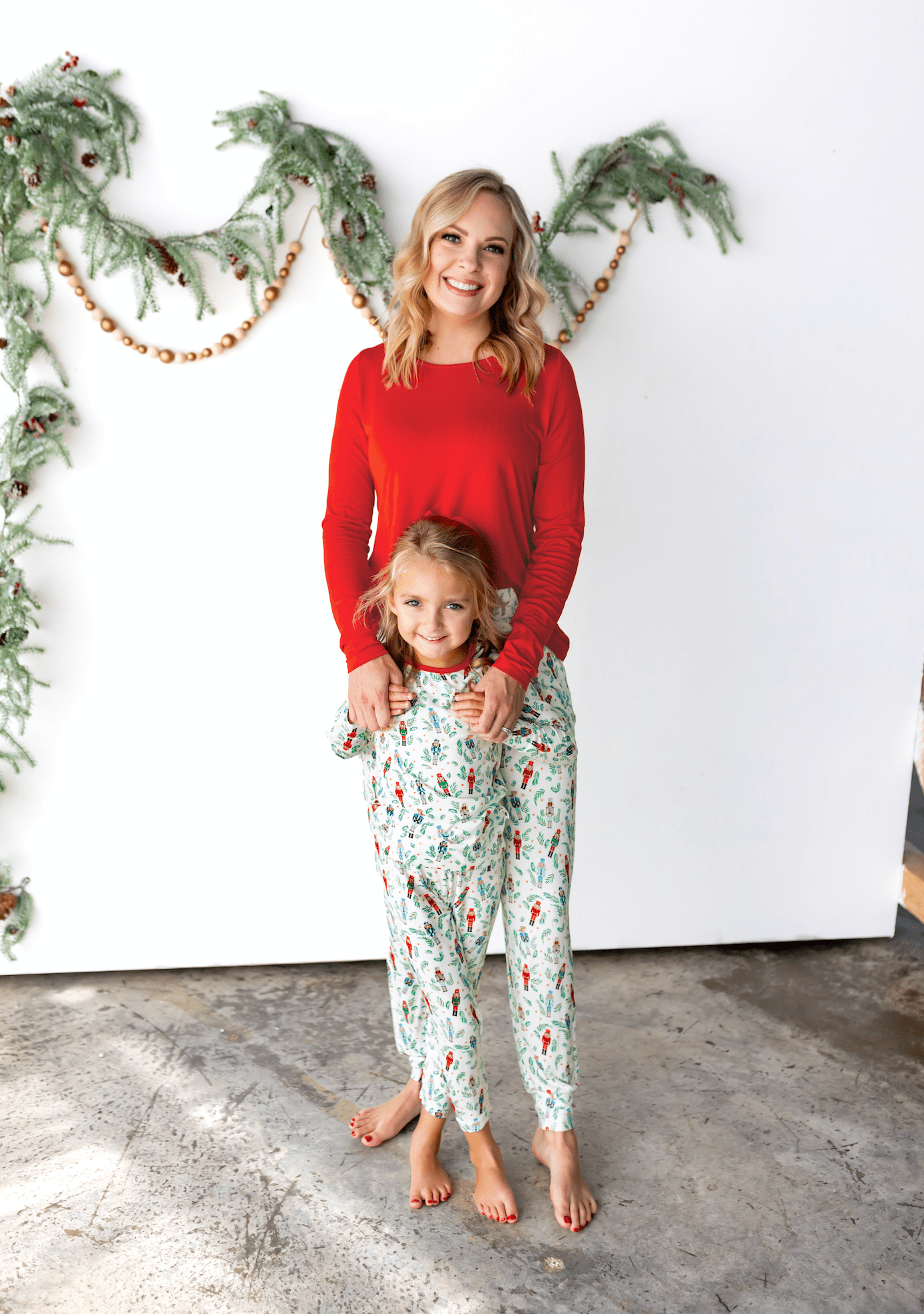 Nutcrackers Midnight March Women's Long Sleeve Pajama Jogger Set