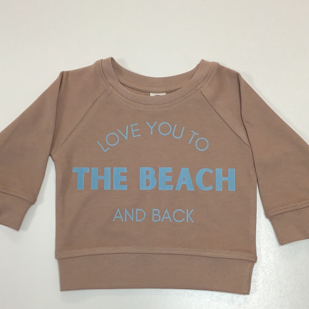 Love you to the beach and back pullover
