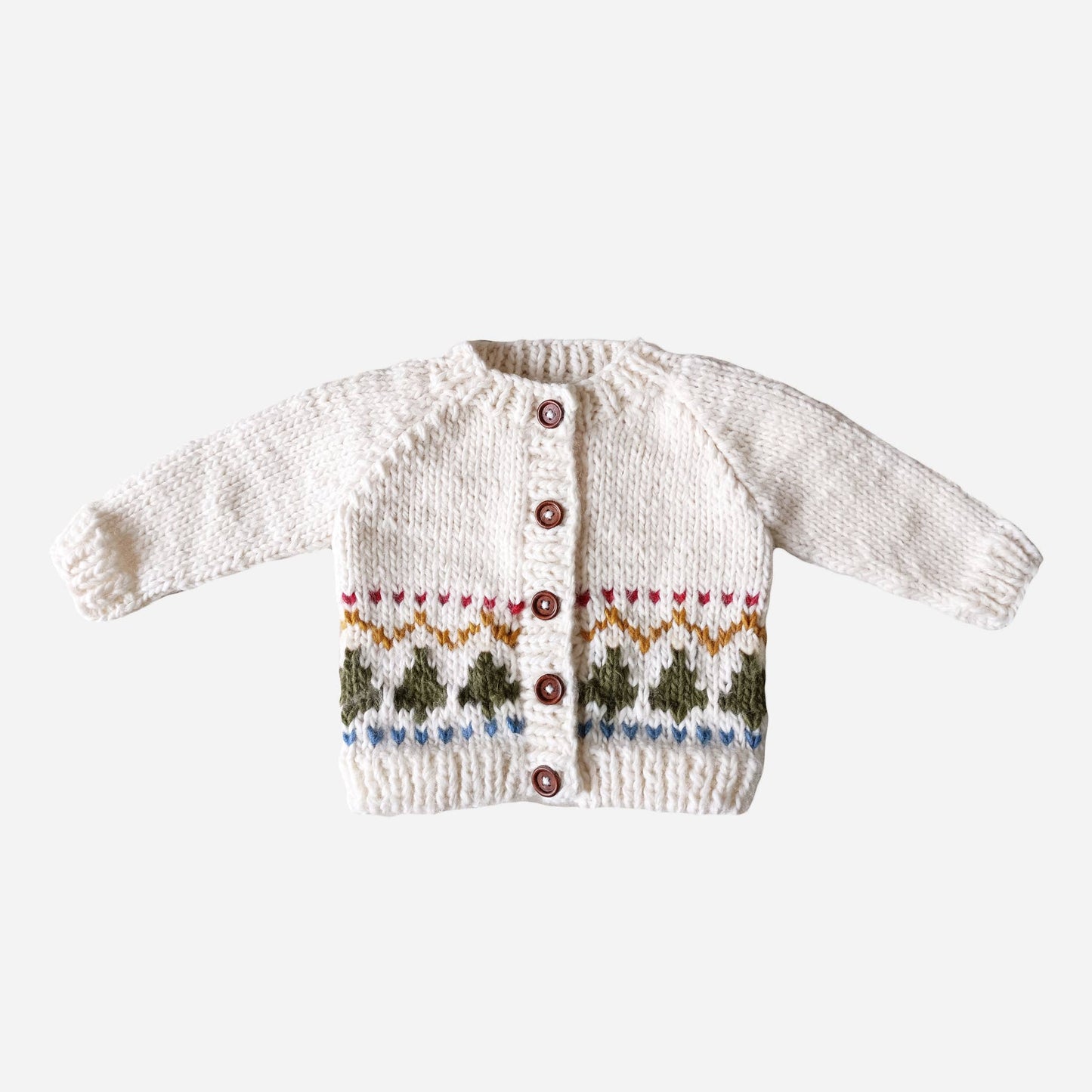Tree Fair Isle Cardigan | Kids and Baby Sweater