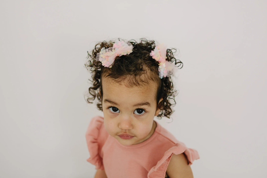 Set 2 Sequin Tulle Small Pigtail Sets