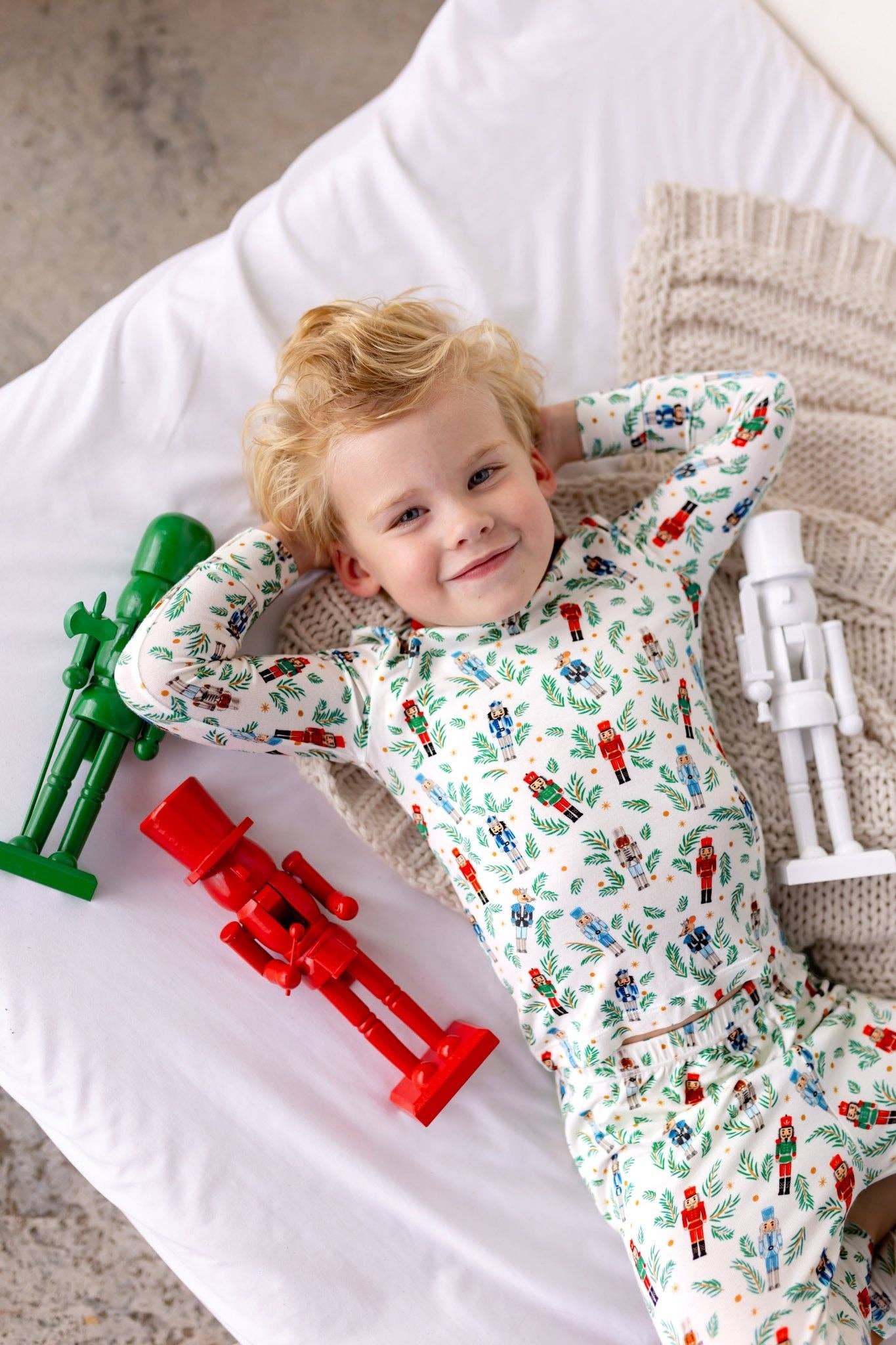 Nutcrackers Midnight March Long Sleeve Pajama Set
