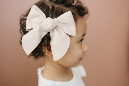 5" Felt Sailor Every Day Bow Hair Clips