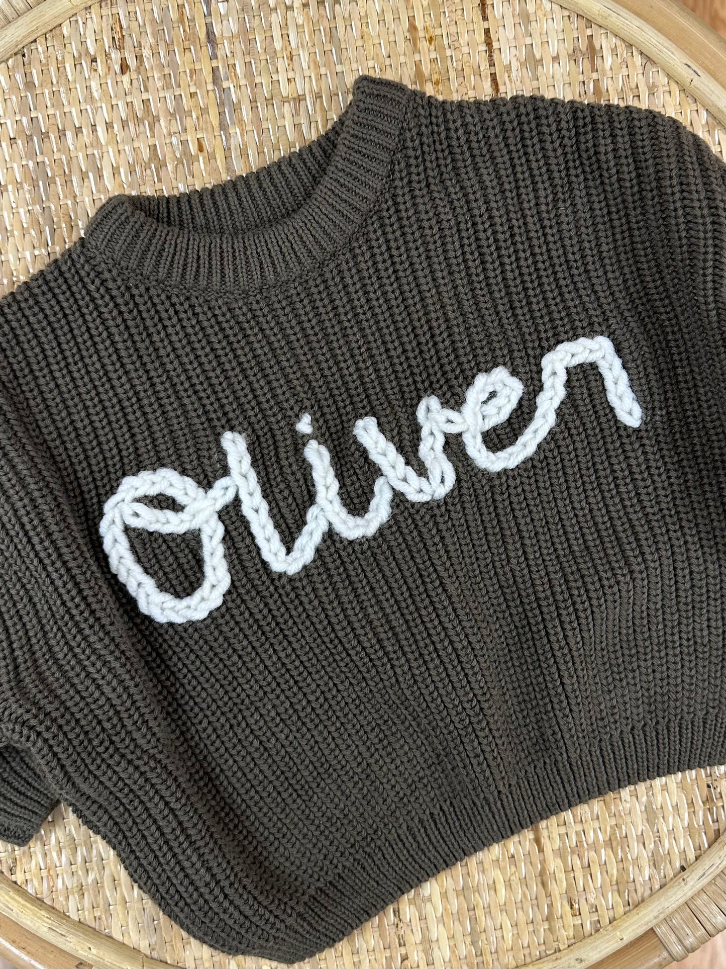 Embroidered Knit Sweater