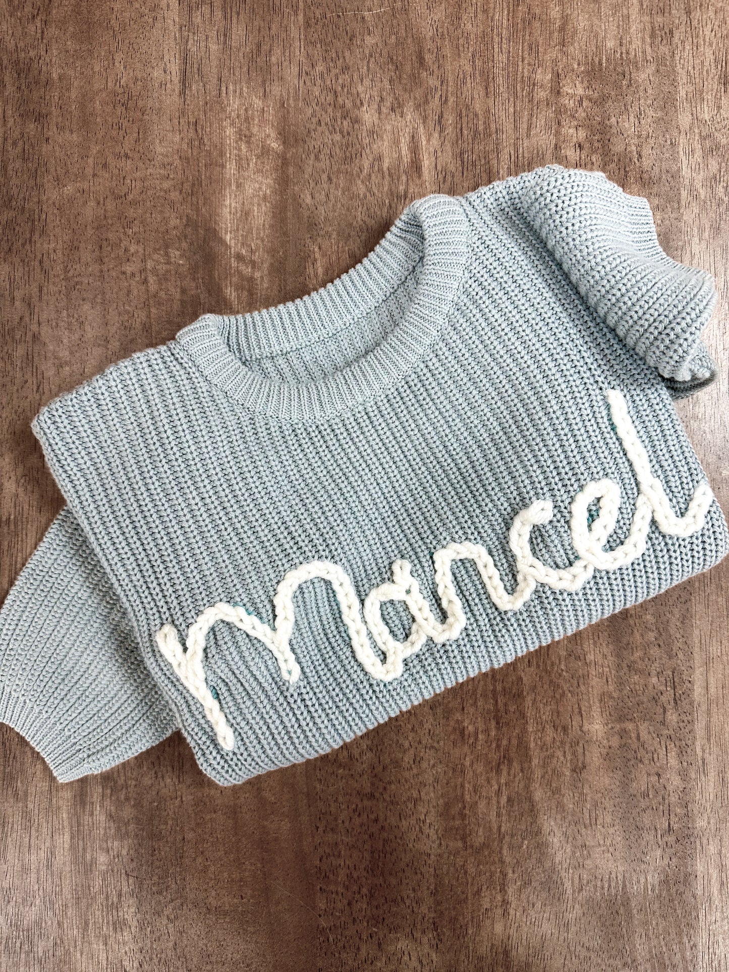 Custom Knit Embroidered Sweaters