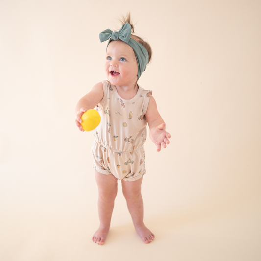 Organic Cotton Playsuit – Summer Vibes: 18-24m