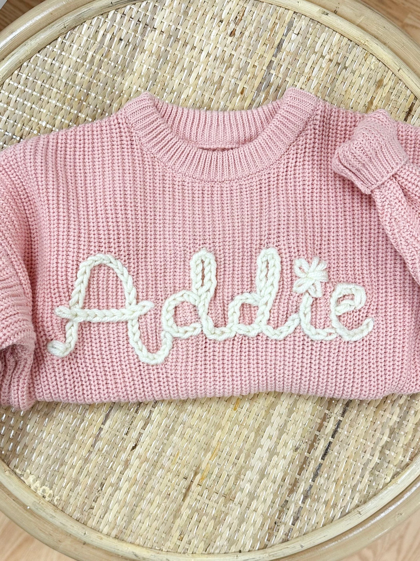 Custom Knit Embroidered Sweaters