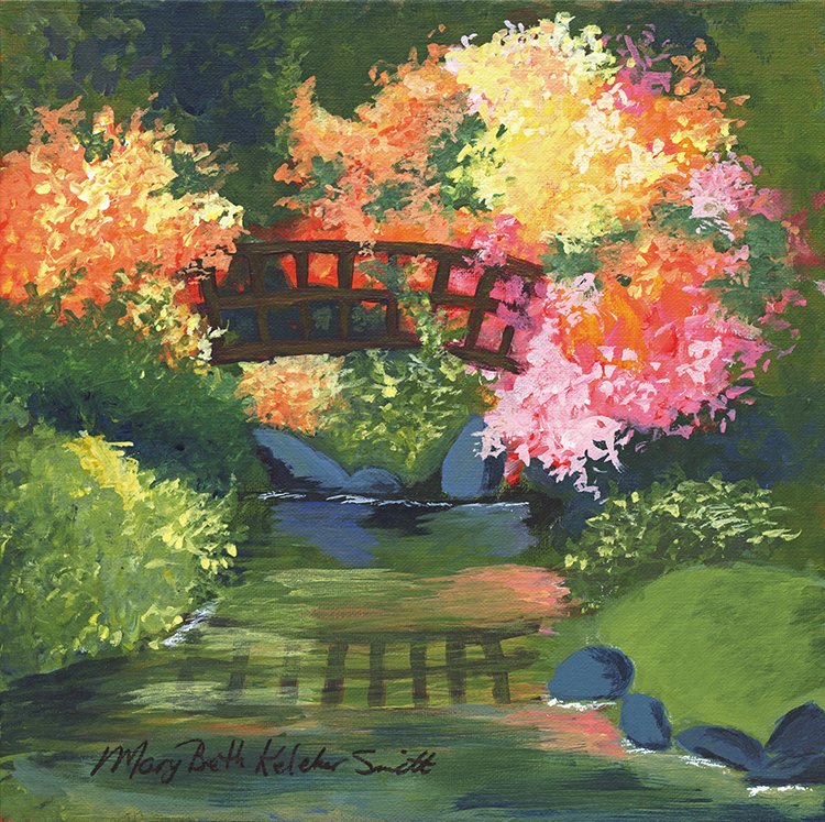 Garden Bridge Printed Art