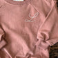 Embroidered Initial Pullover