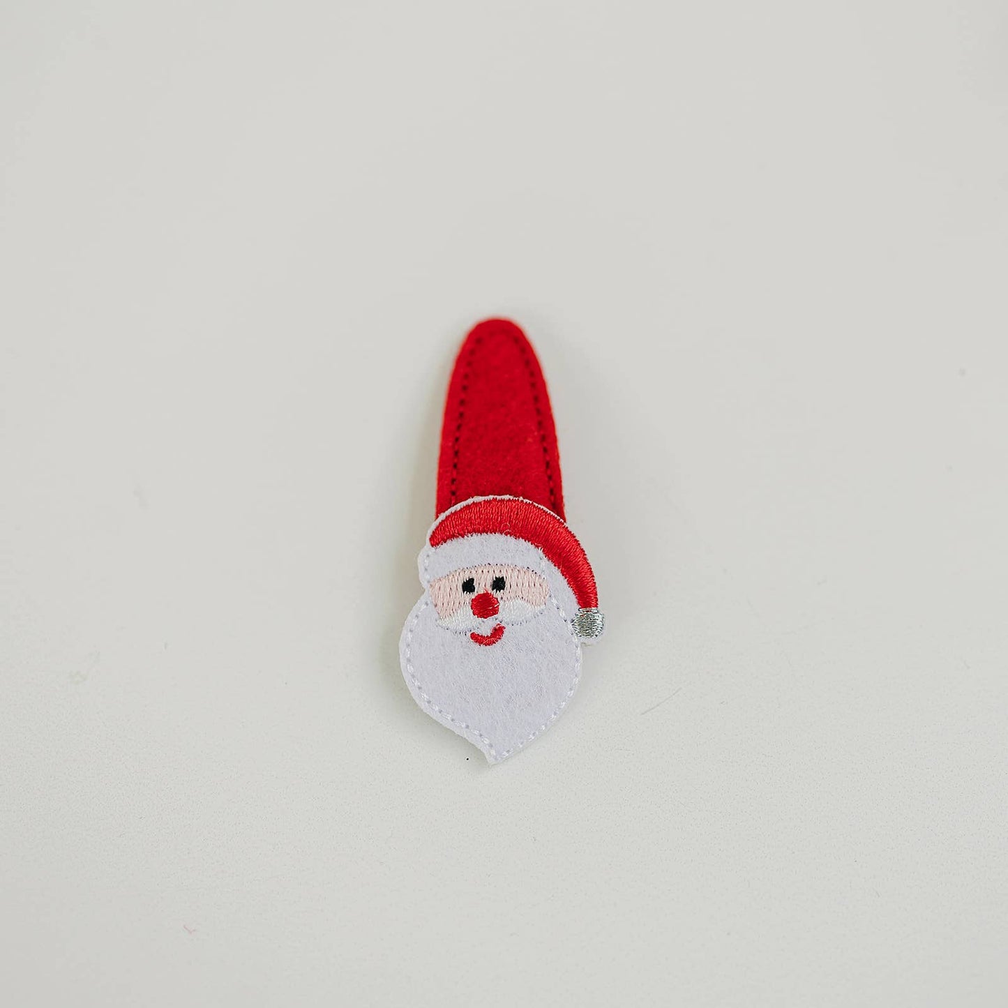 Embroidered Christmas Friends Snap Clip