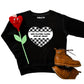 Quit Playing Games | Kids Valentines Day Sweatshirt