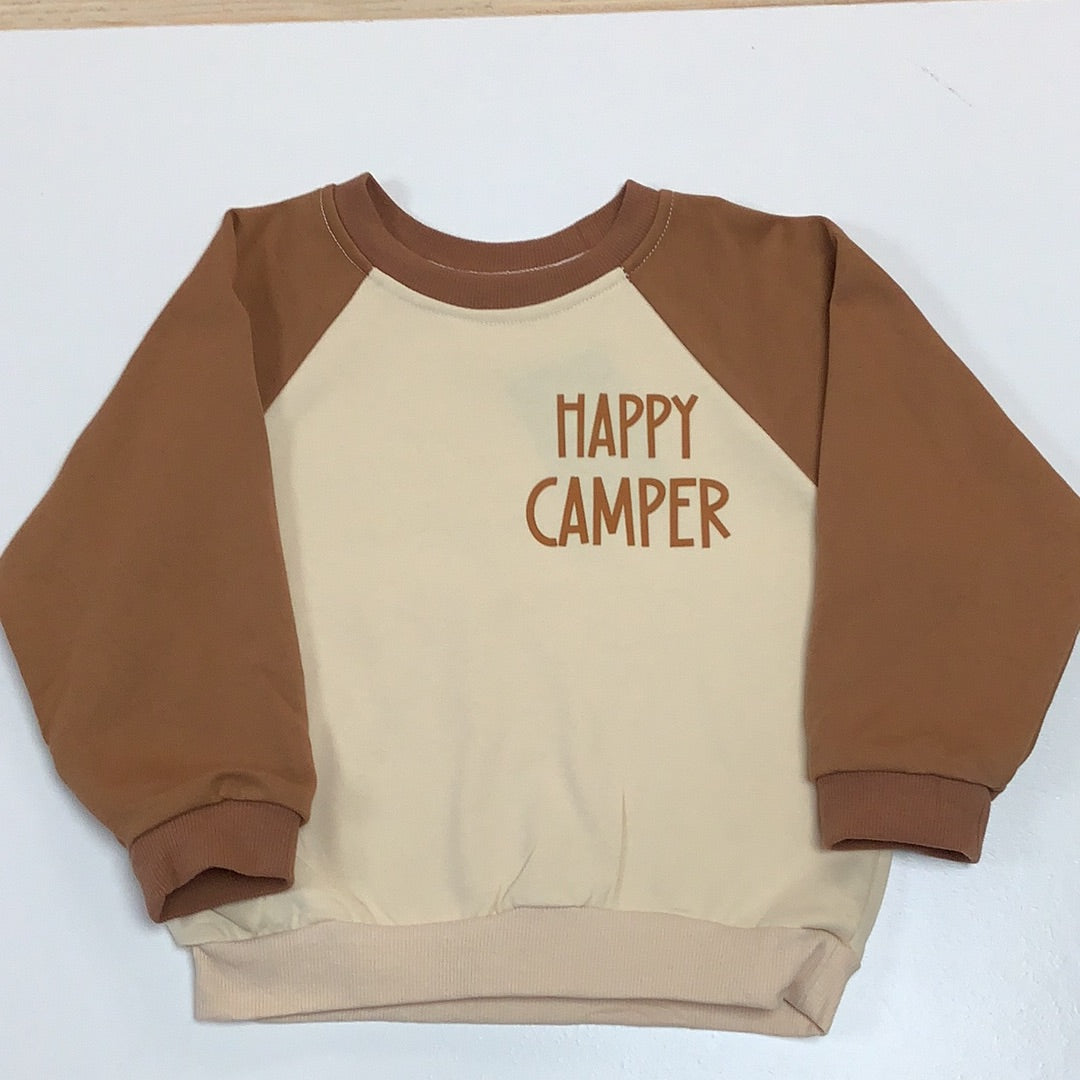 Happy Camper Raglan Pullover