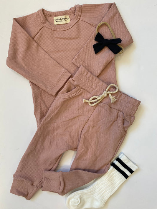 Ribbed Lounge - Jogger and Pullover