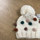 Pom Pom knitted hat