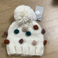 Pom Pom knitted hat