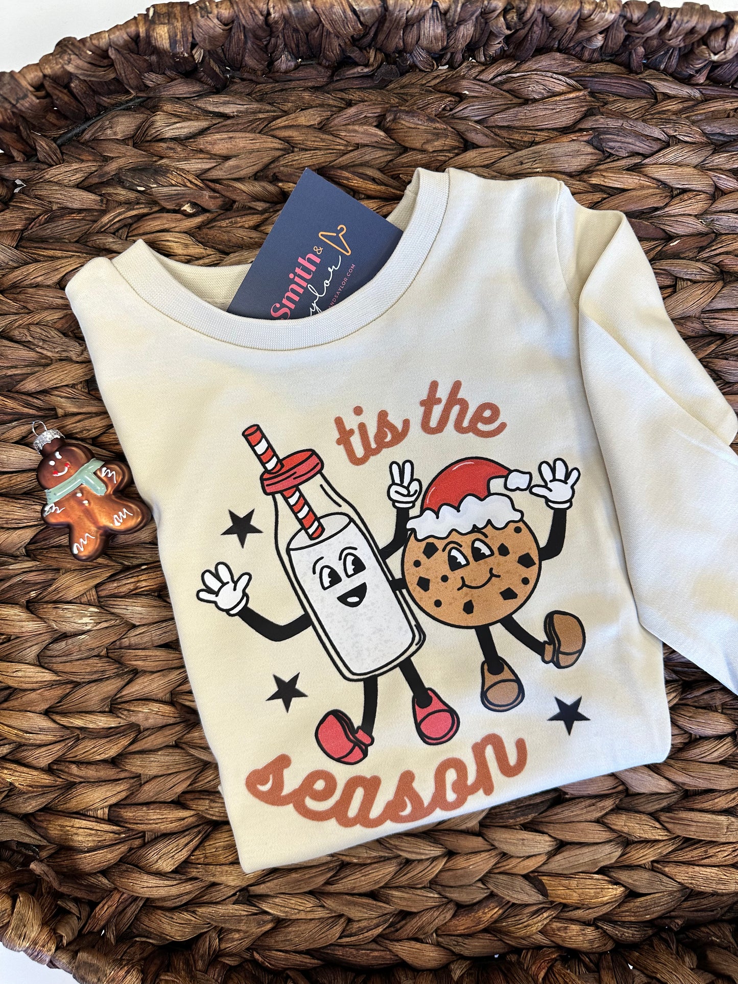 Tis the Season Milk & Cookies Shirt